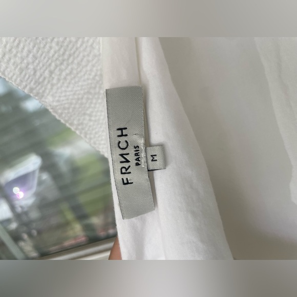 FRNCH Textured Mini Ruffle Dress - Picture 3 of 5